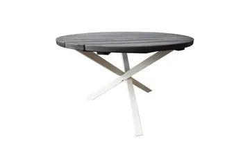 Utomhusbord Scottsdale Runt - Shabby Chic Grå med Vita ben - Utemöbler & utemiljö - Utebord & trädgårdsbord - Matbord utomhus