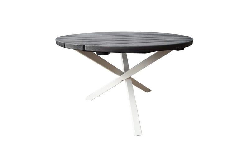 Utomhusbord Scottsdale Runt - Shabby Chic Grå med Vita ben - Utemöbler & utemiljö - Utebord & trädgårdsbord - Matbord utomhus