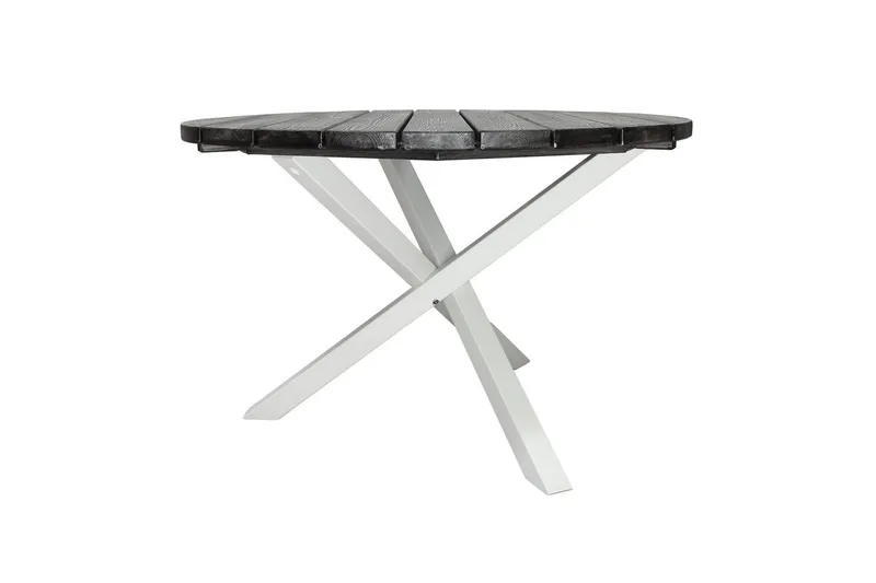 Utomhusbord Scottsdale Runt - Shabby Chic Grå med Vita ben - Utemöbler & utemiljö - Utebord & trädgårdsbord - Matbord utomhus