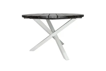 Utomhusbord Scottsdale Runt - Shabby Chic Grå med Vita ben - Utemöbler & utemiljö - Utebord & trädgårdsbord - Matbord utomhus