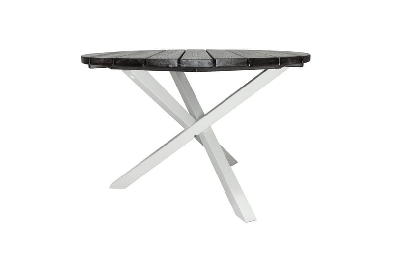 Utomhusbord Scottsdale Runt - Shabby Chic Grå med Vita ben - Utemöbler & utemiljö - Utebord & trädgårdsbord - Matbord utomhus