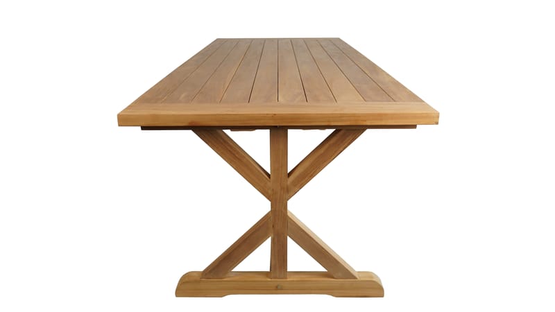 Utomhusbord Prato bord med X-ben 240*100 cm - trä - Utemöbler & utemiljö - Utebord & trädgårdsbord - Matbord utomhus
