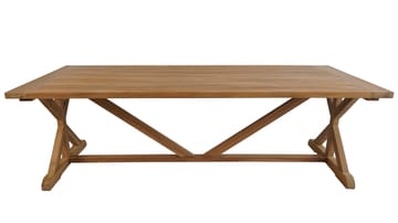 Utomhusbord Prato bord med X-ben 240*100 cm - trä - Utemöbler & utemiljö - Utebord & trädgårdsbord - Matbord utomhus