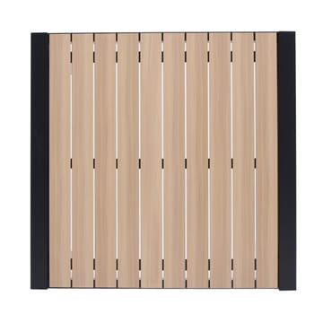 Utomhusbord Panama 90 cm - trä/svart - Utemöbler & utemiljö - Utebord & trädgårdsbord - Matbord utomhus