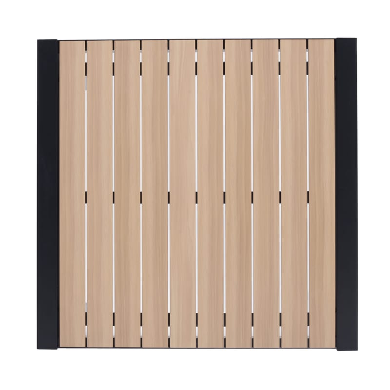 Utomhusbord Panama 90 cm - trä/svart - Utemöbler & utemiljö - Utebord & trädgårdsbord - Matbord utomhus