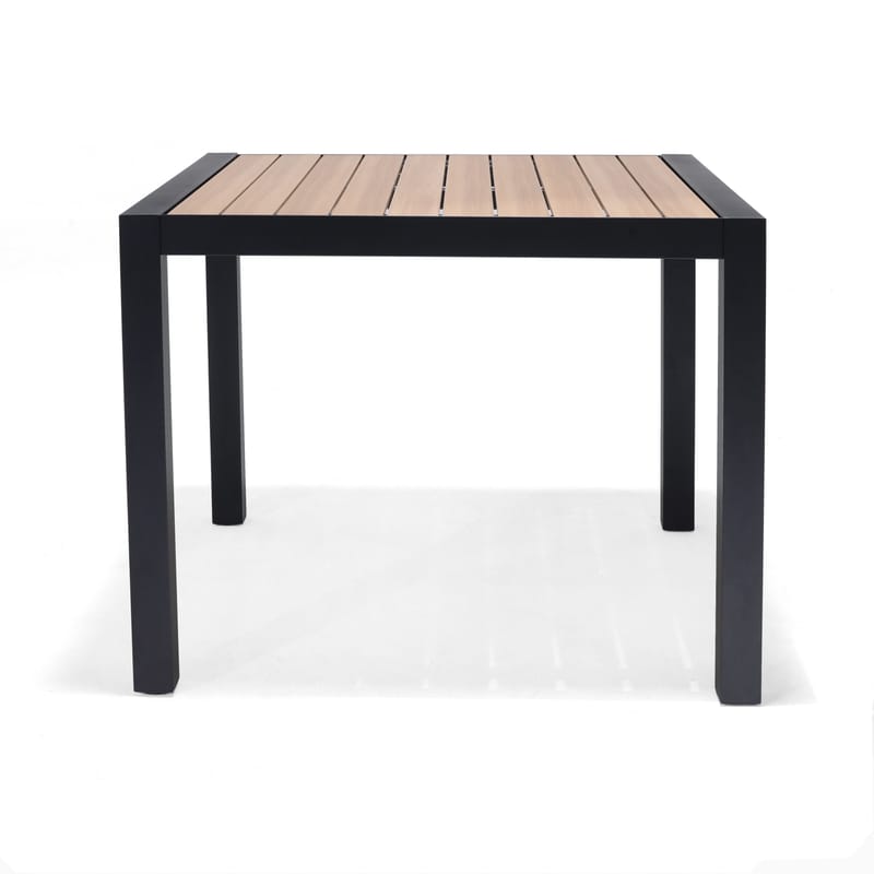 Utomhusbord Panama 90 cm - trä/svart - Utemöbler & utemiljö - Utebord & trädgårdsbord - Matbord utomhus