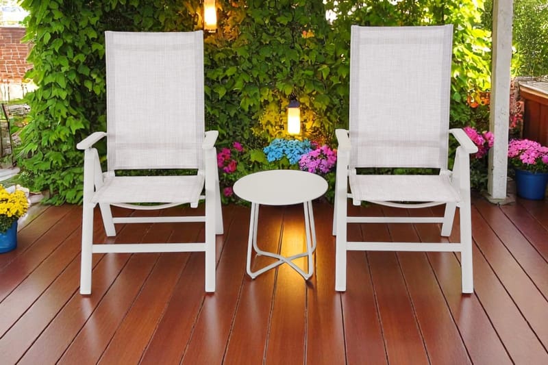 Utomhussidobord Seville rund Ø45 cm - Korallsand - Utemöbler & utemiljö - Utebord & trädgårdsbord - Sidobord utomhus