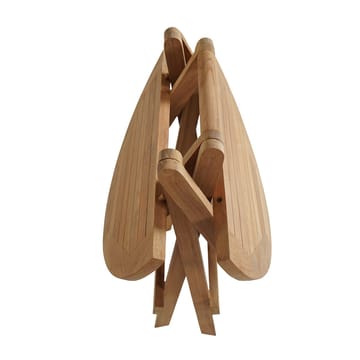 Utomhussidobord Tropea fällbart sidobord Ø50 cm - trä - Utemöbler & utemiljö - Utebord & trädgårdsbord - Sidobord utomhus