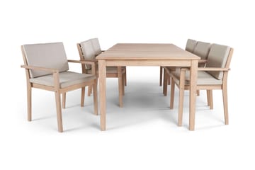 Wagnera Matbord Utomhus 206 cm - Beige - Utemöbler & utemiljö - Utebord & trädgårdsbord - Matbord utomhus