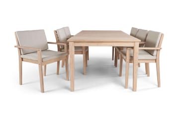 Wagnera Matbord Utomhus 206 cm - Beige - Utemöbler & utemiljö - Utebord & trädgårdsbord - Matbord utomhus