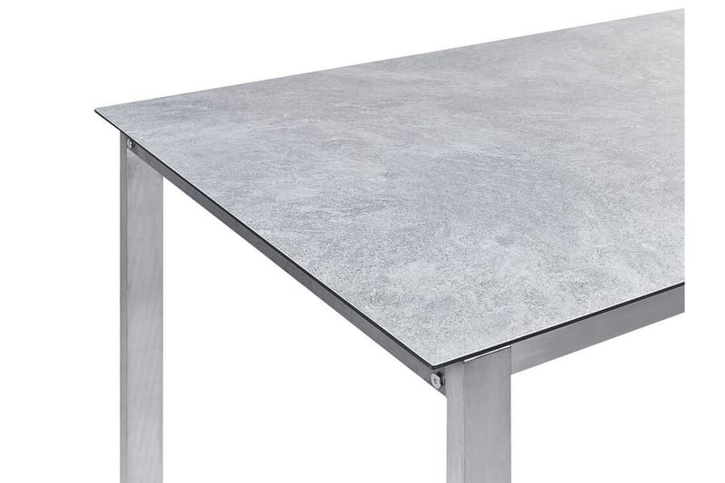 Zervo Matbord Utomhus 180x90 cm - Grå/Silver - Utemöbler & utemiljö - Utebord & trädgårdsbord - Matbord utomhus