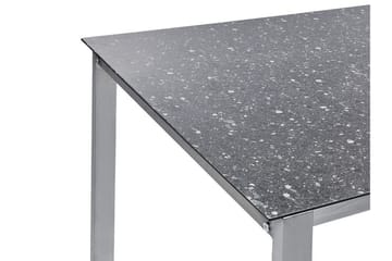 Zervo Matbord Utomhus 180x90 cm - Svart/Silver - Utemöbler & utemiljö - Utebord & trädgårdsbord - Matbord utomhus