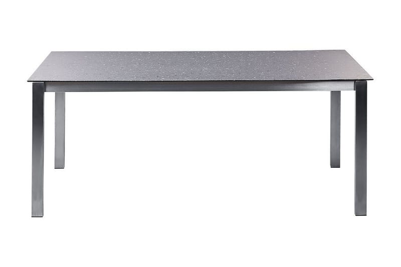 Zervo Matbord Utomhus 180x90 cm - Svart/Silver - Utemöbler & utemiljö - Utebord & trädgårdsbord - Matbord utomhus