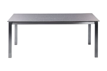 Zervo Matbord Utomhus 180x90 cm - Svart/Silver - Utemöbler & utemiljö - Utebord & trädgårdsbord - Matbord utomhus