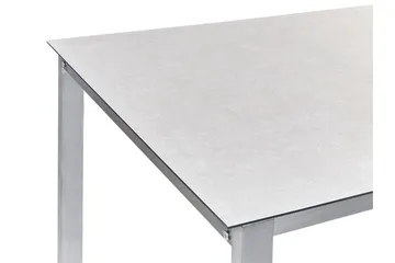 Zervo Matbord Utomhus 180x90 cm - Vit/Silver - Utemöbler & utemiljö - Utebord & trädgårdsbord - Matbord utomhus