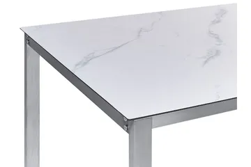 Zervo Matbord Utomhus 180x90 cm - Vit/Silver - Utemöbler & utemiljö - Utebord & trädgårdsbord - Matbord utomhus