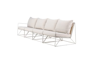 Usteryd 4 sits Loungesoffa - Beige - Utemöbler & utemiljö - Loungemöbler - Loungesoffor
