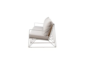 Usteryd 4 sits Loungesoffa - Beige - Utemöbler & utemiljö - Loungemöbler - Loungesoffor