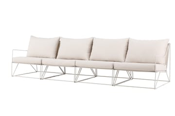 Usteryd 4 sits Loungesoffa - Beige - Utemöbler & utemiljö - Loungemöbler - Loungesoffor