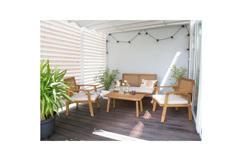 2-sitssoffa med fåtöljer Arenella - Utemöbler & utemiljö - Utegrupp - Soffgrupp utomhus