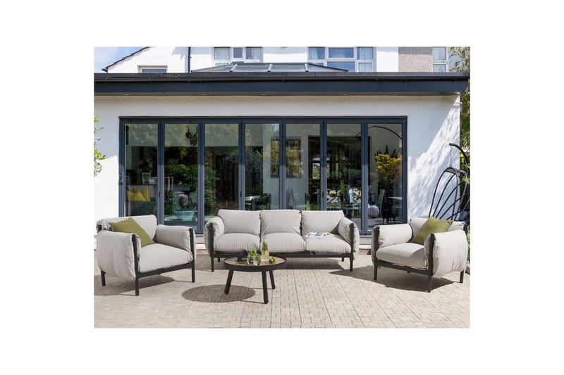 3-sitssoffa med fåtöljer Esperia - Utemöbler & utemiljö - Utegrupp - Soffgrupp utomhus