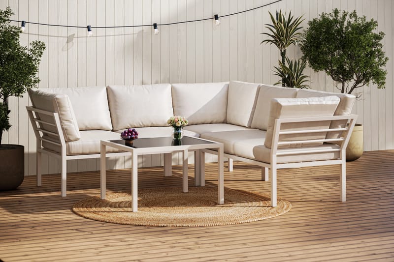 Ariany Soffgrupp Utomhus  5-sits - Beige - Utemöbler & utemiljö - Utegrupp - Soffgrupp utomhus