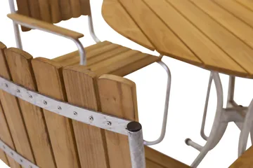 Arild Matgrupp 110 cm Rund + 4 st Matstolar - Utemöbler & utemiljö - Utegrupp - Matgrupp utomhus