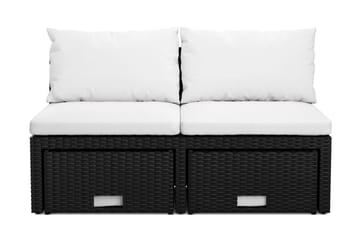 Bahamas Balkongsoffa med Pallar - Utemöbler & utemiljö - Utegrupp - Soffgrupp utomhus