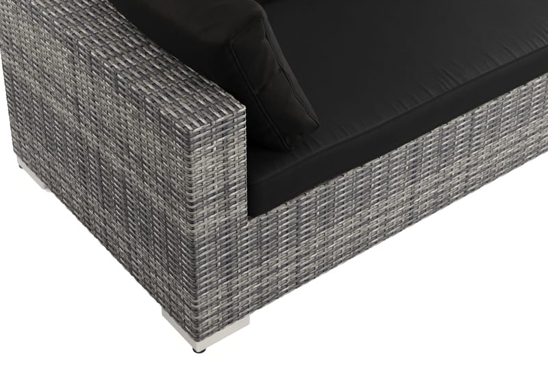 Bahamas utesoffa 5-sits med bord - Grå - Utemöbler & utemiljö - Loungemöbler - Loungeset & loungegrupp