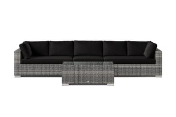 Bahamas utesoffa 5-sits med bord - Grå - Utemöbler & utemiljö - Loungemöbler - Loungeset & loungegrupp