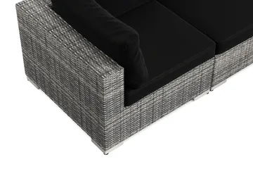 Bahamas utomhus hörnsoffa 7-sits vändbar med bord - Grå - Utemöbler & utemiljö - Loungemöbler - Loungeset & loungegrupp