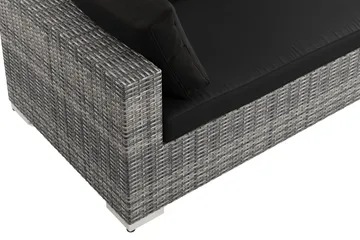 Bahamas utomhus L-soffa vänster 8-sits med fåtölj och bord - Grå - Utemöbler & utemiljö - Loungemöbler - Loungeset & loungegrupp