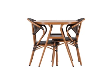 Abrantes Balkonggrupp 2-sits - Brun - Utemöbler & utemiljö - Utegrupp - Cafegrupp & cafeset