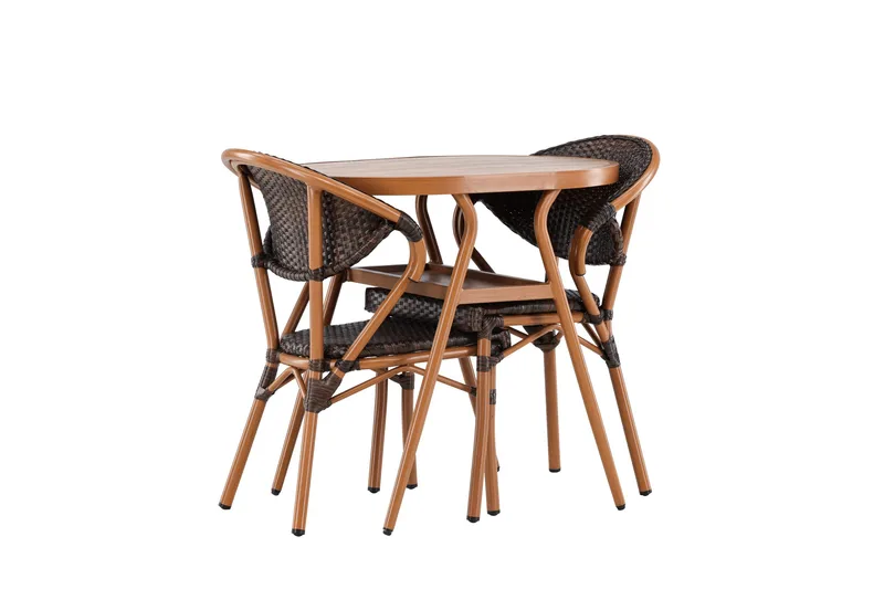 Abrantes Balkonggrupp 2-sits - Brun - Utemöbler & utemiljö - Utegrupp - Cafegrupp & cafeset