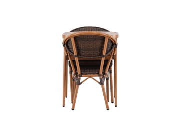 Abrantes Balkonggrupp 2-sits - Brun - Utemöbler & utemiljö - Utegrupp - Cafegrupp & cafeset