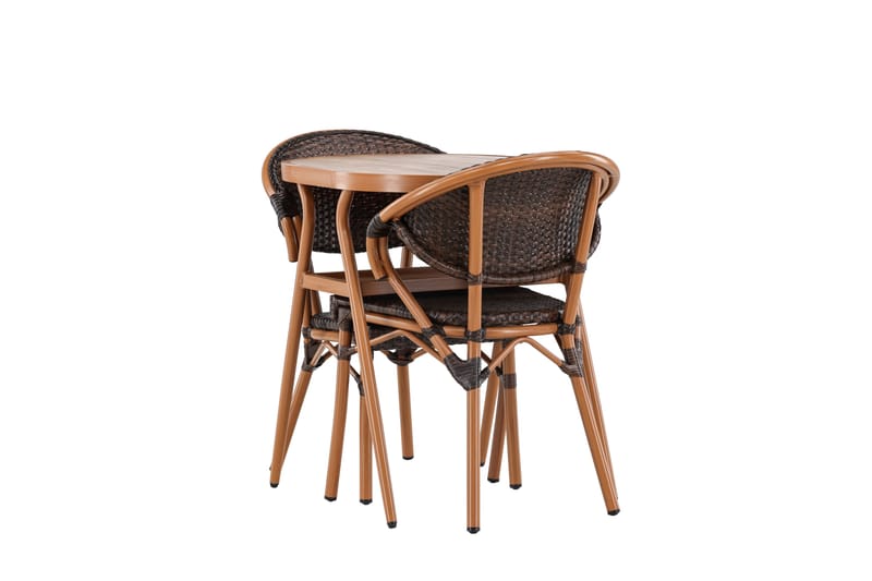 Balkonggrupp Abrantes 2-sits Brun - Venture Home - Cafegrupp & cafeset