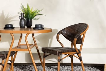 Abrantes Balkonggrupp 2-sits - Brun - Utemöbler & utemiljö - Utegrupp - Cafegrupp & cafeset