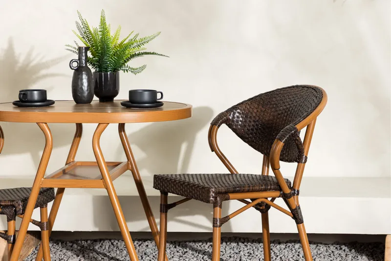 Abrantes Balkonggrupp 2-sits - Brun - Utemöbler & utemiljö - Utegrupp - Cafegrupp & cafeset