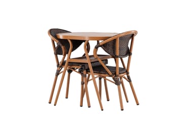 Abrantes Balkonggrupp 2-sits - Brun - Utemöbler & utemiljö - Utegrupp - Cafegrupp & cafeset