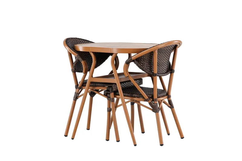 Abrantes Balkonggrupp 2-sits - Brun - Utemöbler & utemiljö - Utegrupp - Cafegrupp & cafeset