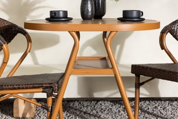 Abrantes Balkonggrupp 2-sits - Brun - Utemöbler & utemiljö - Utegrupp - Cafegrupp & cafeset