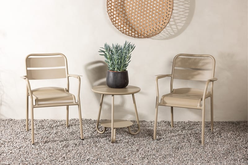 Faro Balkonggrupp 2-sits - Beige - Utemöbler & utemiljö - Utegrupp - Cafegrupp & cafeset