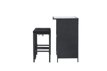 Knock Balkonggrupp 2-sits - Svart - Utemöbler & utemiljö - Utegrupp - Cafegrupp & cafeset