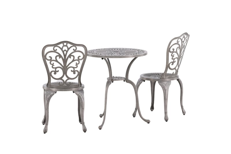 Nandin Balkonggrupp 2-sits - Silver - Utemöbler & utemiljö - Utegrupp - Cafegrupp & cafeset