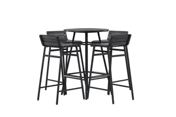 Mexico Balkonggrupp 4-sits - Svart - Utemöbler & utemiljö - Utegrupp - Cafegrupp & cafeset