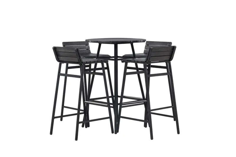 Mexico Balkonggrupp 4-sits - Svart - Utemöbler & utemiljö - Utegrupp - Cafegrupp & cafeset