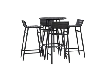 Mexico Balkonggrupp 4-sits - Svart - Utemöbler & utemiljö - Utegrupp - Cafegrupp & cafeset