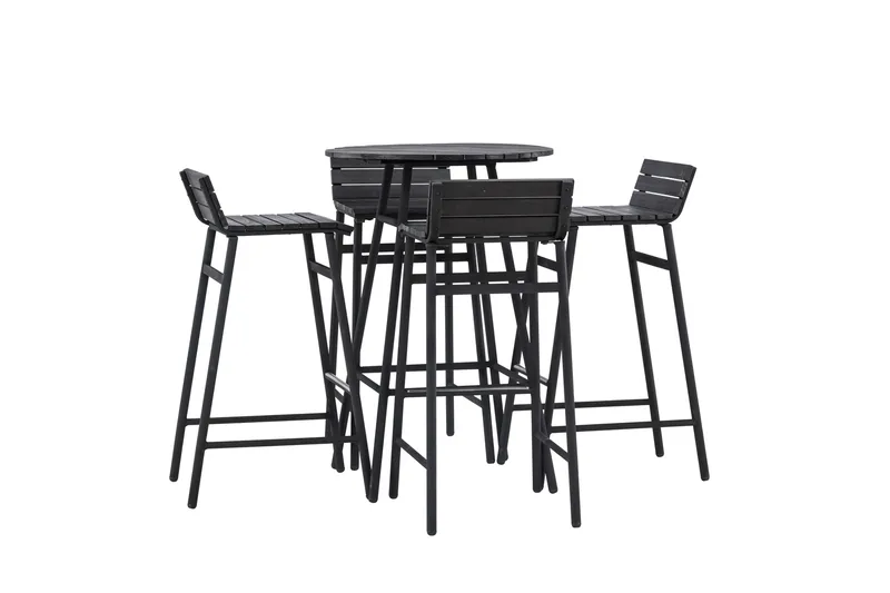 Mexico Balkonggrupp 4-sits - Svart - Utemöbler & utemiljö - Utegrupp - Cafegrupp & cafeset