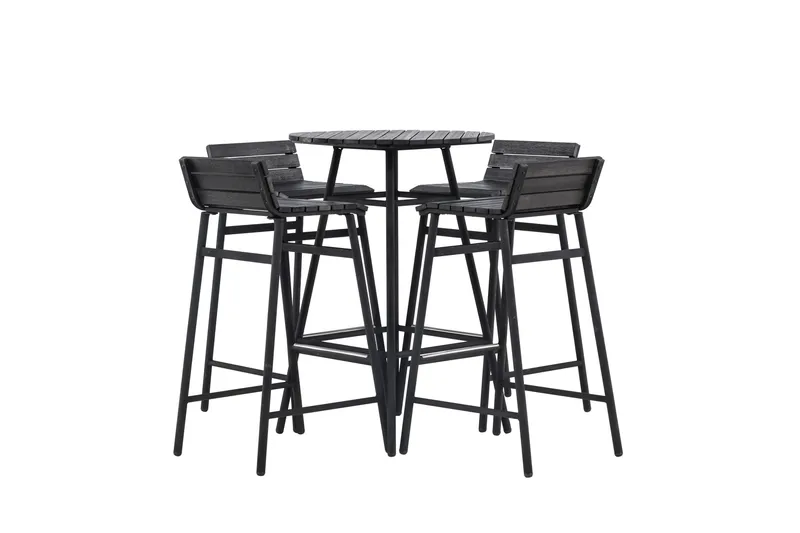 Mexico Balkonggrupp 4-sits - Svart - Utemöbler & utemiljö - Utegrupp - Cafegrupp & cafeset