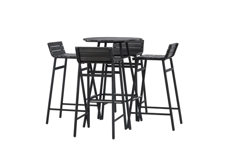 Mexico Balkonggrupp 4-sits - Svart - Utemöbler & utemiljö - Utegrupp - Cafegrupp & cafeset